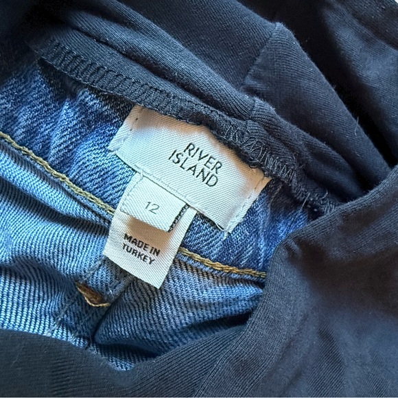 River Island over the bump maternity mom jeans - Picture 3 of 4